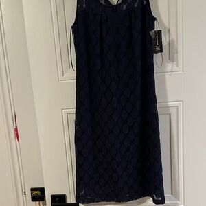 INC International Concepts Navy Midi Dress